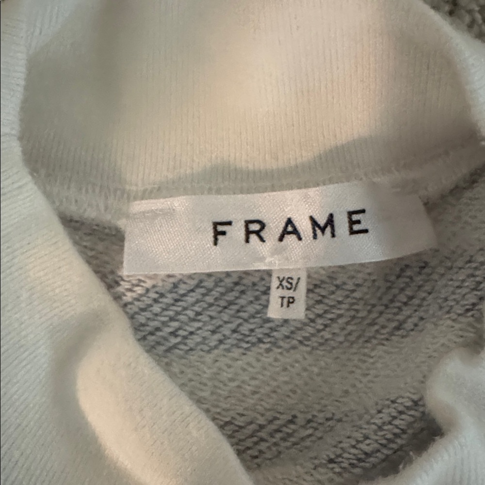 Frame Striped Blue and White Sweater - Picture 2 of 2